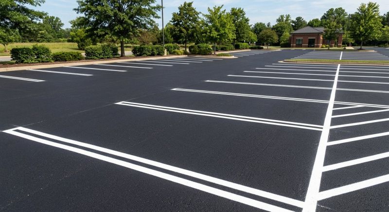 Commercial Asphalt Painting in Alpharetta, GA