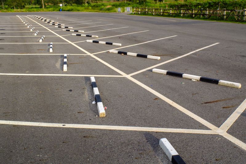 Concrete Parking Lot Striping in Palm Springs, CA