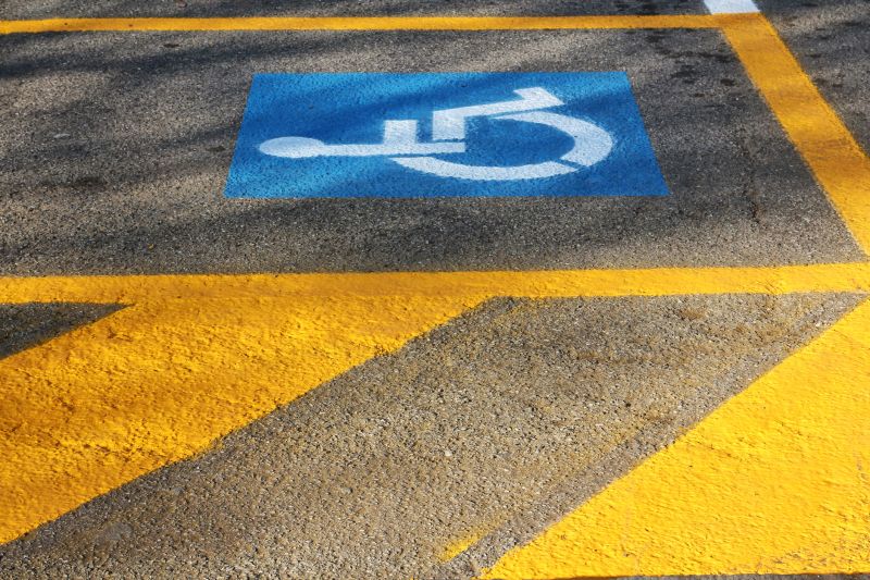 Disability Parking Marking in Houston, TX