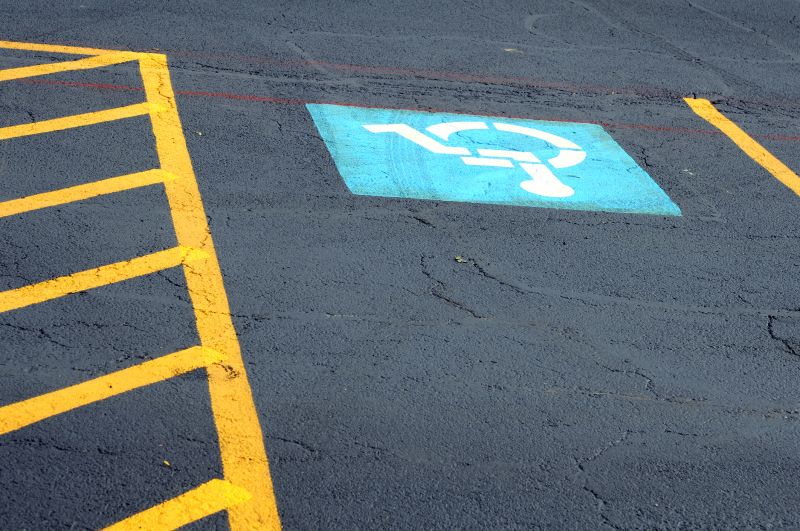 Disability Parking Marking in Palm Springs, CA