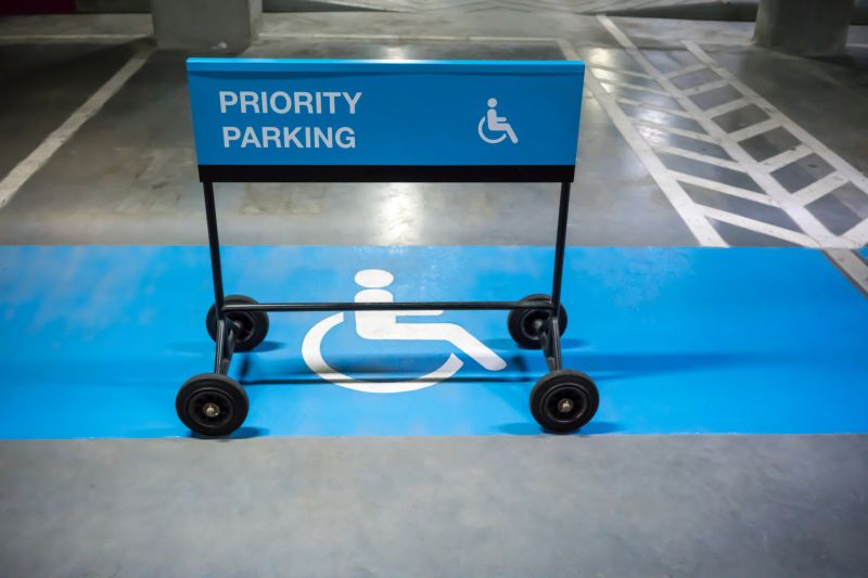 Disability Parking Marking in Orange County, CA