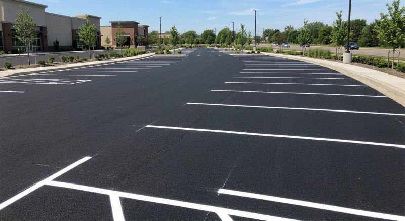 Parking Area Striping in Katy, TX