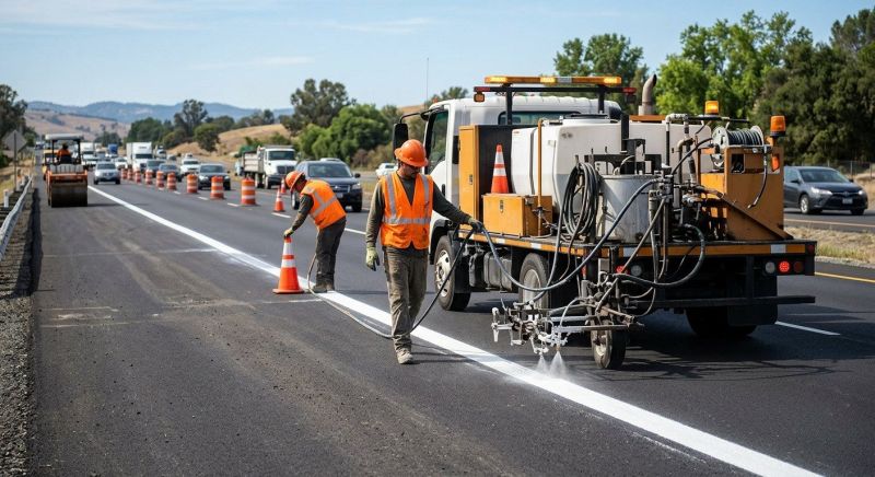 Asphalt Striping in Gwinnett County, GA