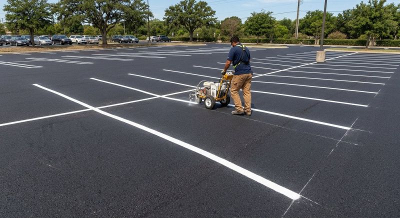 Church Parking Lot Striping in Hilton Head Island, SC